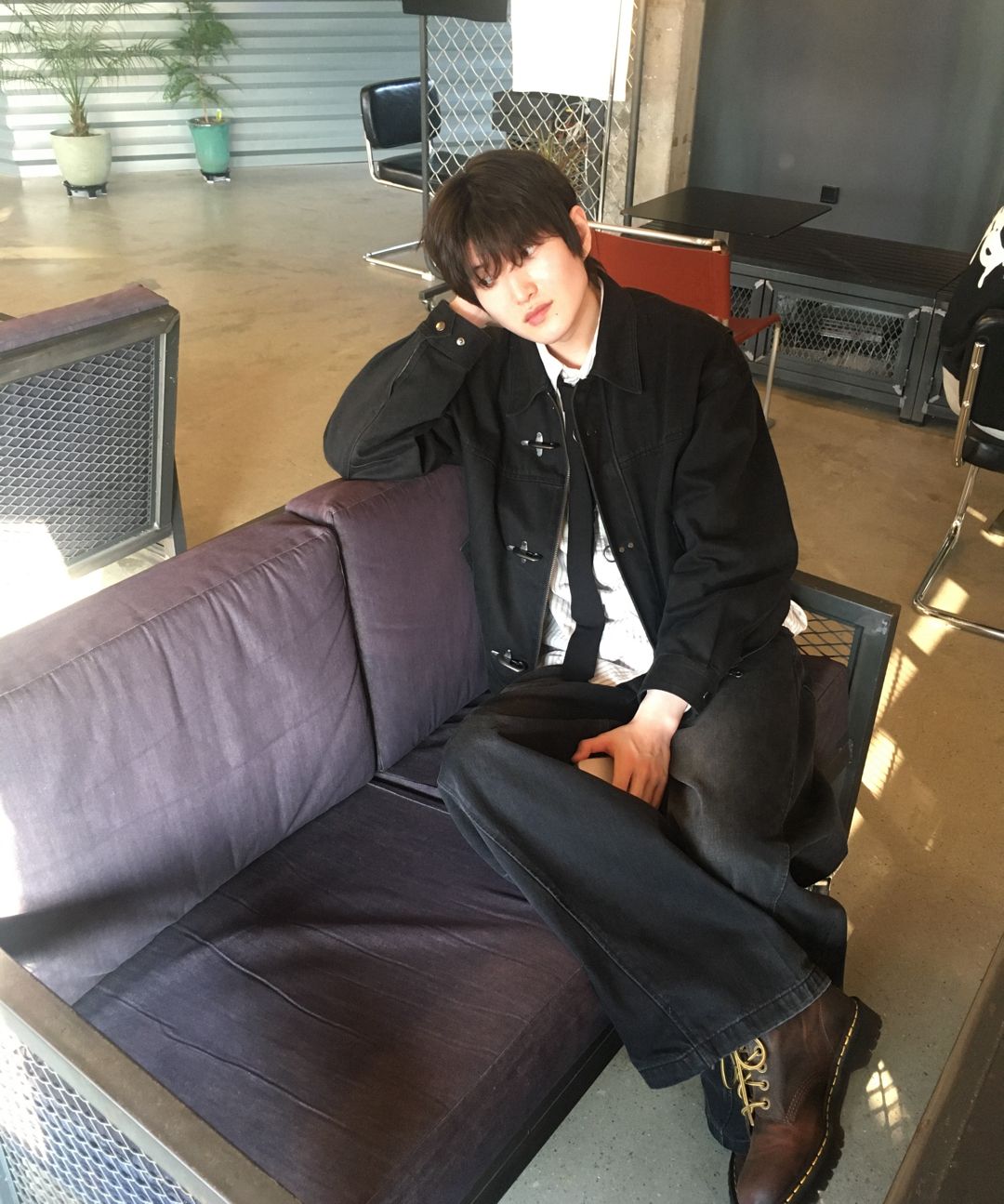 MUSINSA公式 | COOR ファイヤーマン クロップボマージャケット