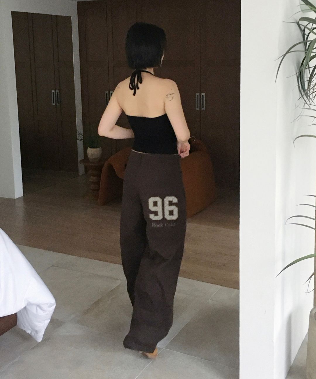 パンツ ROCKCAKE 96 Applique Pants MUSINSA | ROCKCAKE 96 Applique Pants - Black