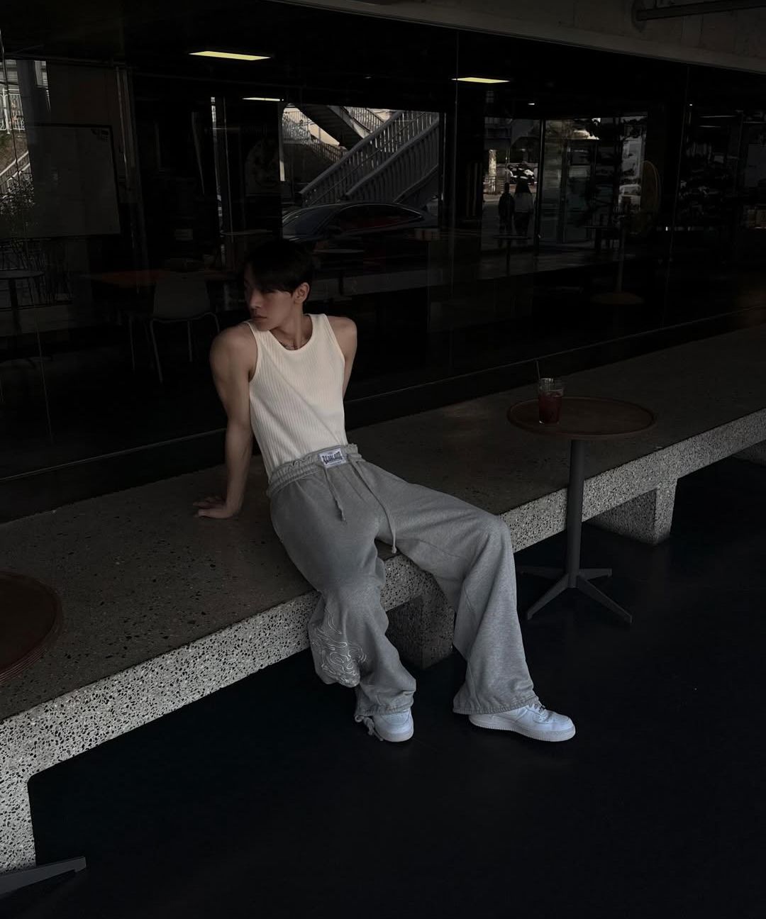 MUSINSA | BADBLOOD Mystic Capsule 2 Way Curved Jogger