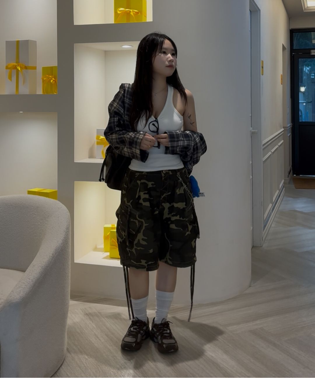 パンツ FANCY CLUB CARGO LETTERING BERMUDA PANTS FANCY CLUB/ファンシークラブ CARGO LETTERING BERMUDA PANTS