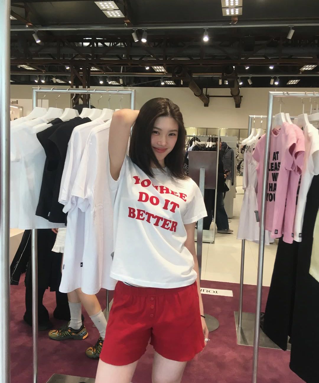MUSINSA | YOUHEE DO IT BETTER GRAPHIC T-SHIRT WHITE