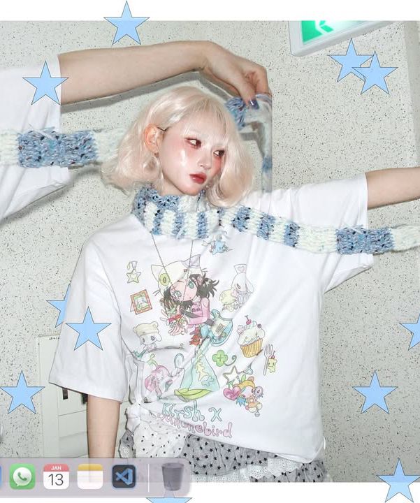 MUSINSA | KIRSH Kirsh x Sun One Bird Big Oversized Graphic T
