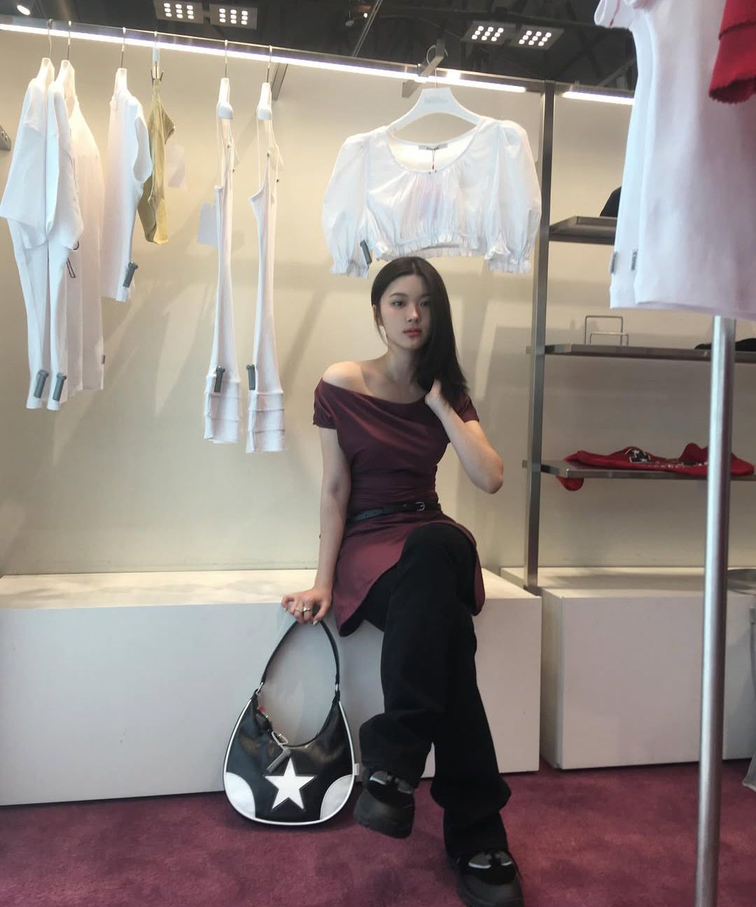 MUSINSA | YOUHEE DENIM BOOTSCUT PANTS BLACK