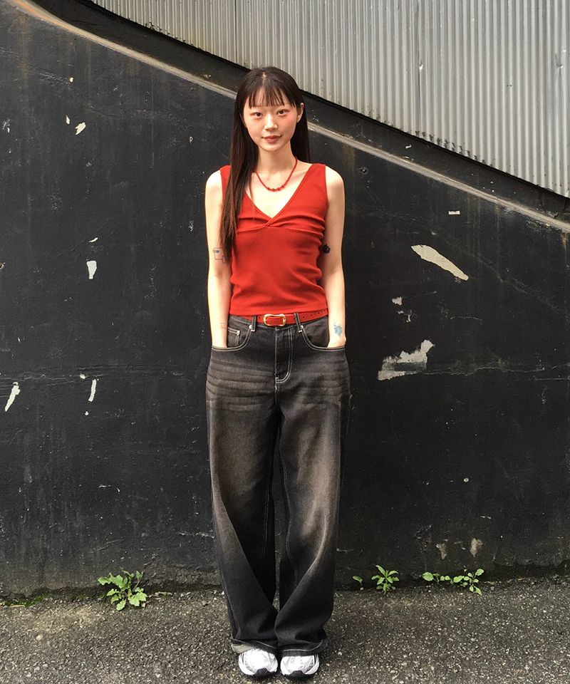 ★AMES-WORLDWIDE★OVERFIT STITCH DENIM PANTS BLACK★正規品 MUSINSA | AMES-WORLDWIDE OVERFIT STITCH DENIM PANTS BLACK