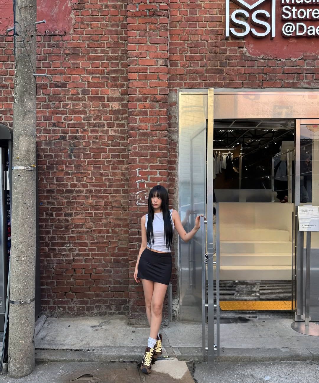 MUSINSA | YOUHEE BASIC MINI SKIRT BLACK