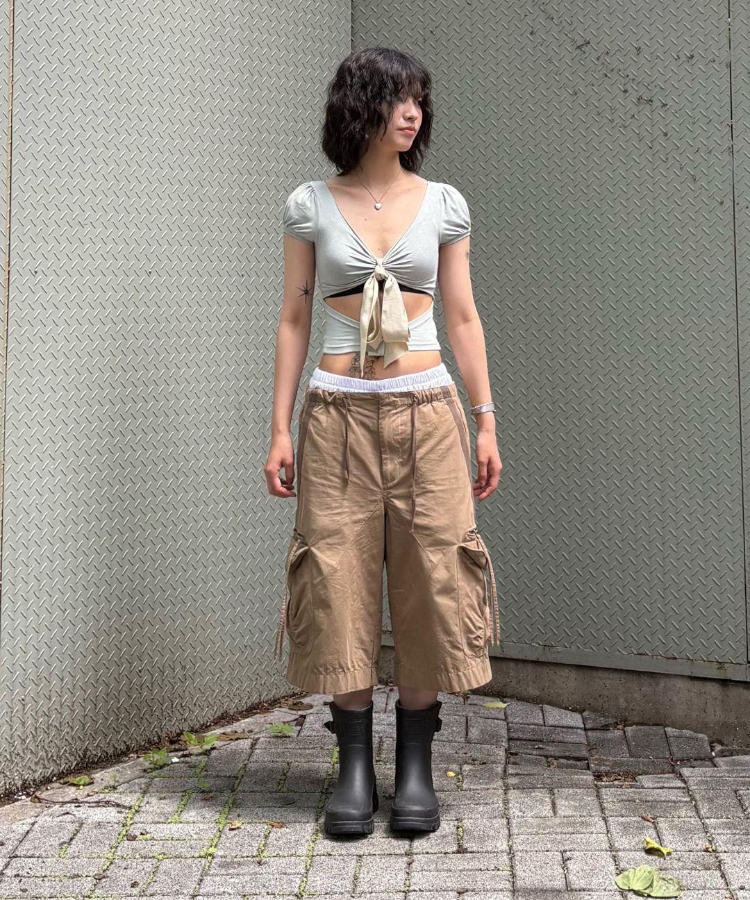 ★SCULPTOR★ Bermuda Utility Pants Mocha SC25S422BR MUSINSA | SCULPTOR Bermuda Utility Pants Mocha