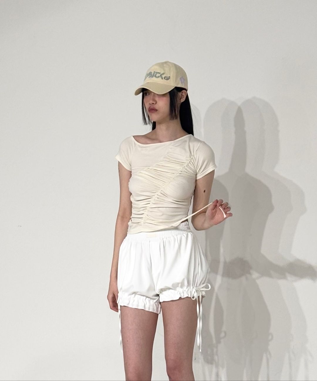韓国 人気 エンジェル[ILLIGO] ANGEL APPLIQUE BALL CAP ILLIGO] Angel Applique Ball Cap Yellow – SellerWork