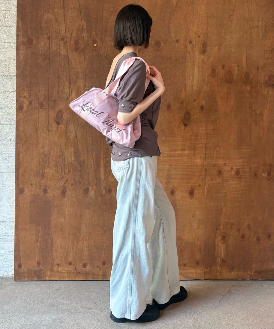 MUSINSA | SCULPTOR Local Angel Gym Bag Black