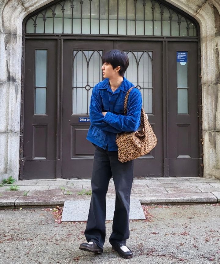 デニム・ジーパン MUSINSA STANDARD Loose straight denim pants gray MMCNP119-GR MUSINSA | TRILLION Side fringe washed wide denim pants (BLUE