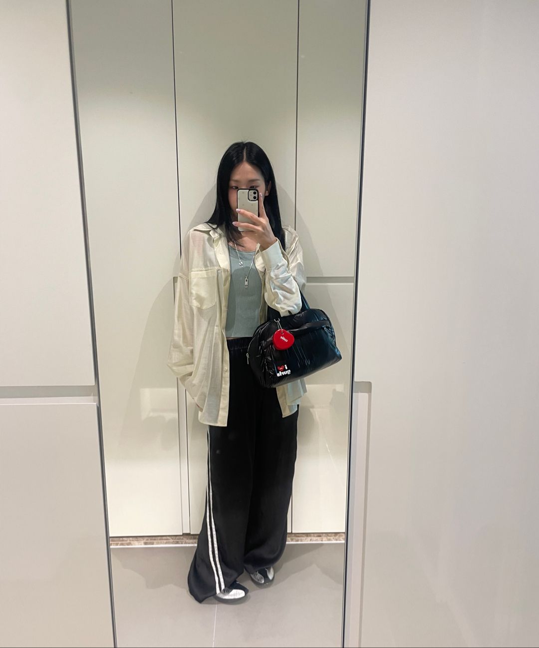 【asif calie】24fw CALIE GURLS PADDING TOTE BAG MUSINSA | ASIF CALIE CALIE GURLS PADDING TOTE BAG WHITE