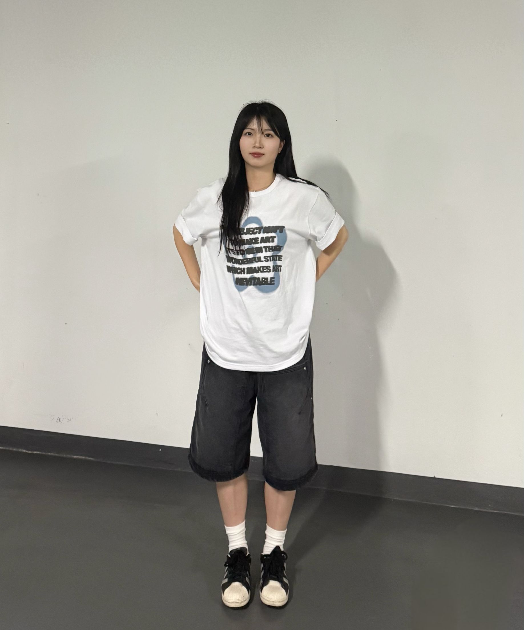 [MIM the wardrobe] 韓国☆BLUR FLOWER T-SHIRT 全2色 MUSINSA公式 | MIMTHEWARDROBE Blur Flower T-Shirt_White