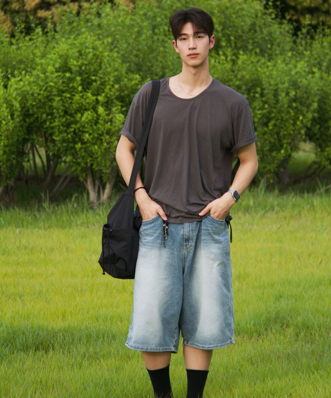 MUSINSA公式 | MUSINSA STANDARD Relaxed CR Scoop Neck T-Shirt