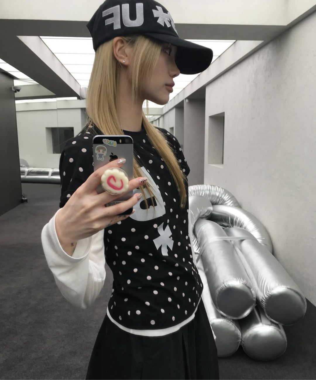 韓国人気 サイドロゴ キャップ[BAUF] B SIDE LOGO BALL CAP Bロゴボールキャップ - bauf | 60% - アジアファッション通販