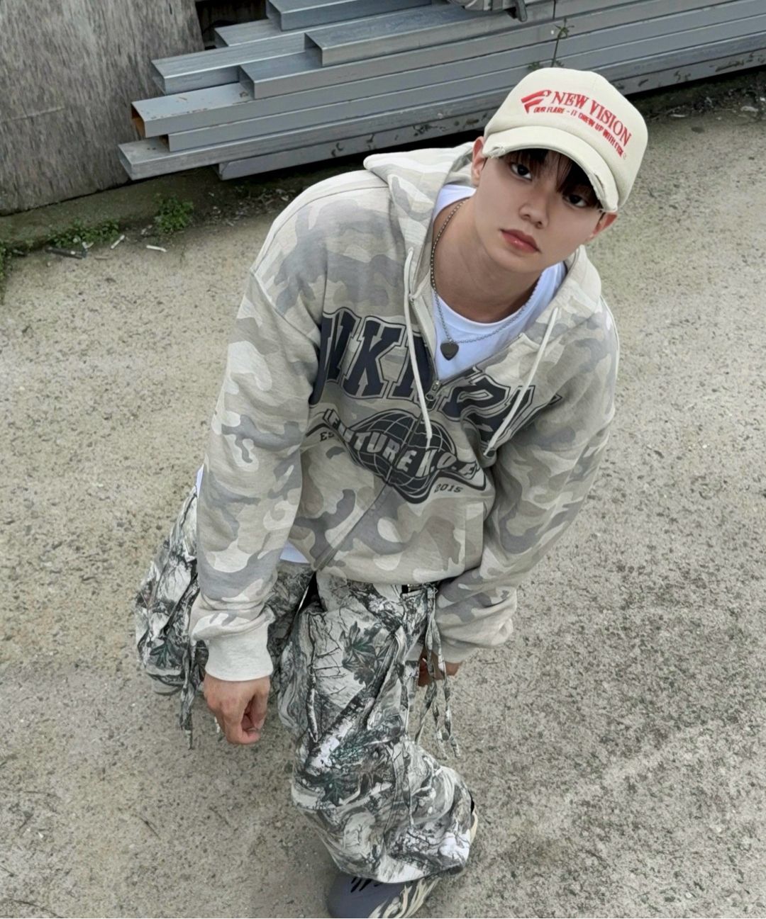 MUSINSA | WKNDRS H.O.F ZIPUP HOODIE (CAMO)