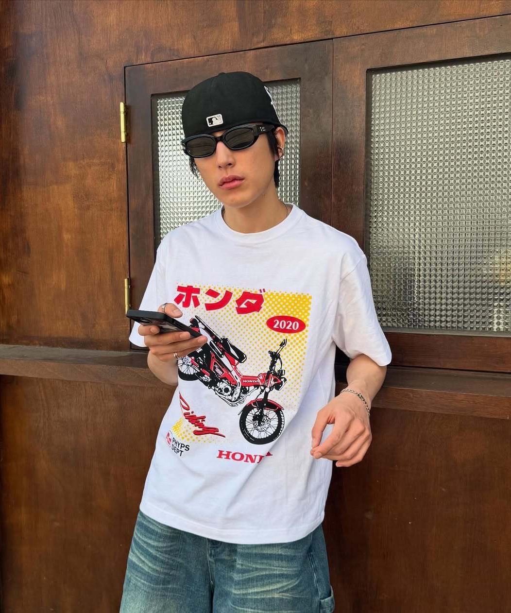 Tシャツ・カットソー HONDA MOTORCYCLE Anime CT 125 Short Sleeve White MUSINSA公式 | Honda Motorcycle Anime CT 125 Short Sleeve Black