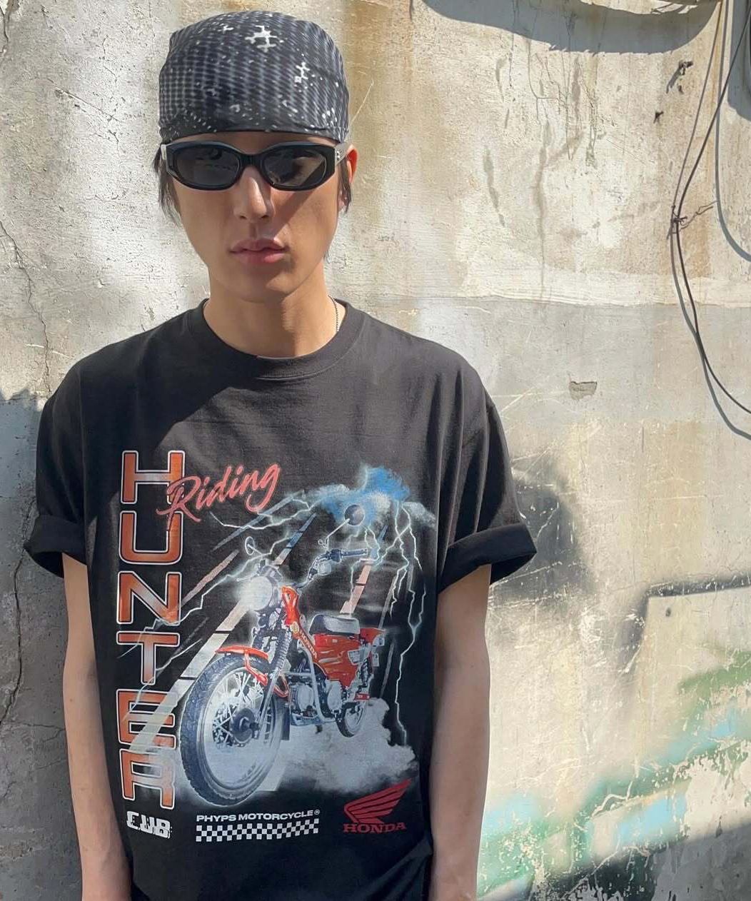 Tシャツ・カットソー HONDA MOTORCYCLE Lighting Hunter Cub Short Sleeve White MUSINSA | Honda Motorcycle Lighting Hunter Cub Short Sleeve