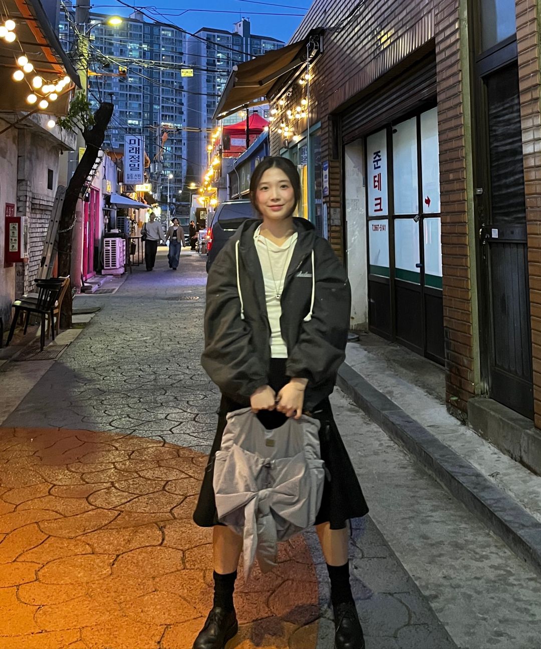 MISEKI SEOUL ■ Shirring ruffle midi skirt MUSINSA | MISEKI SEOUL Shirring ruffle midi skirt BLACK