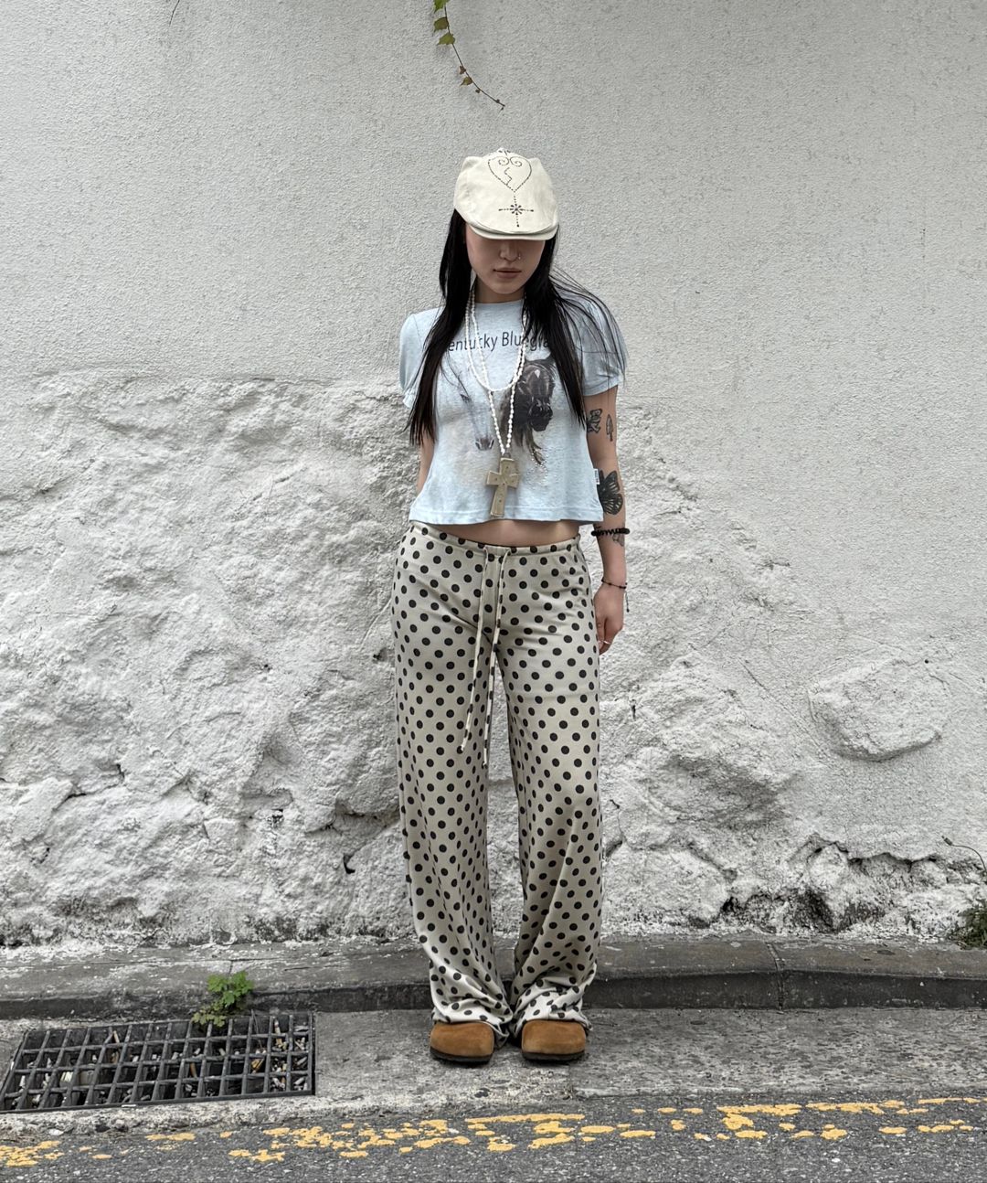 MUSINSA公式 | SCULPTOR Boho Stud Hunting Cap Raw