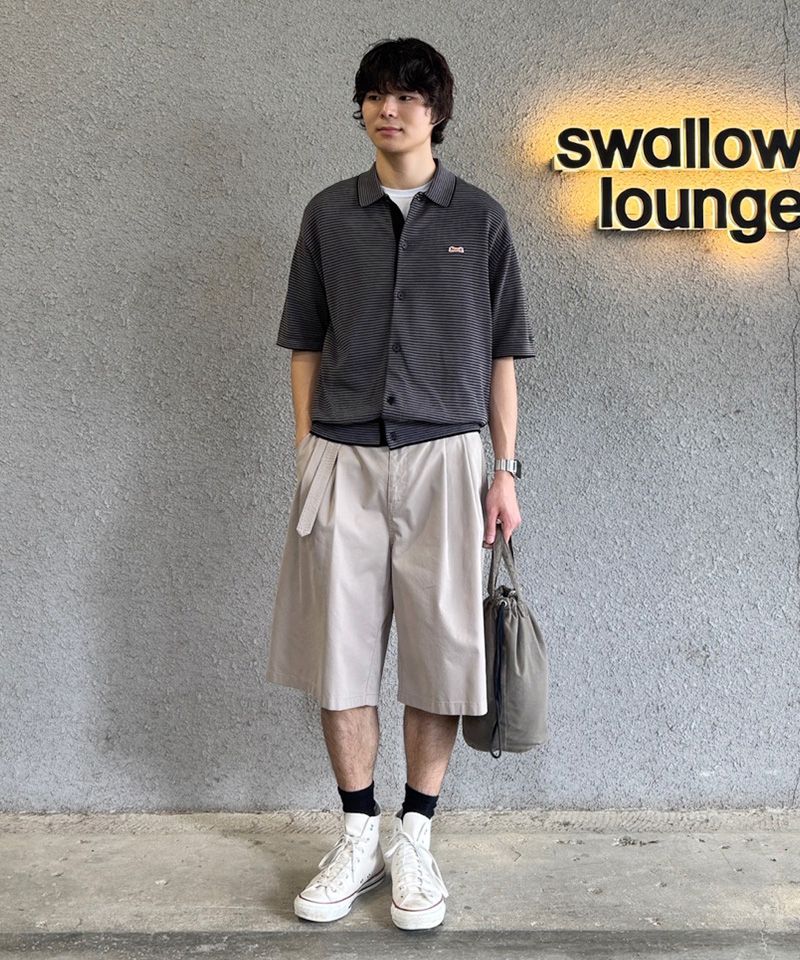 MUSINSA | ANOTHER OFFICE Hemingway Bermuda Pants (Black)