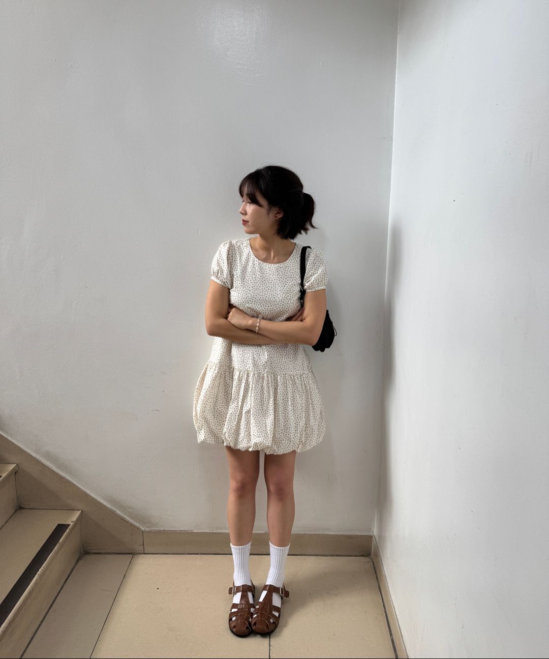 ワンピース RONRON PUMPKIN MINI DRESS CREAM FLORAL RR25BOP1469CF MUSINSA | RONRON PUMPKIN MINI DRESS CREAM FLORAL