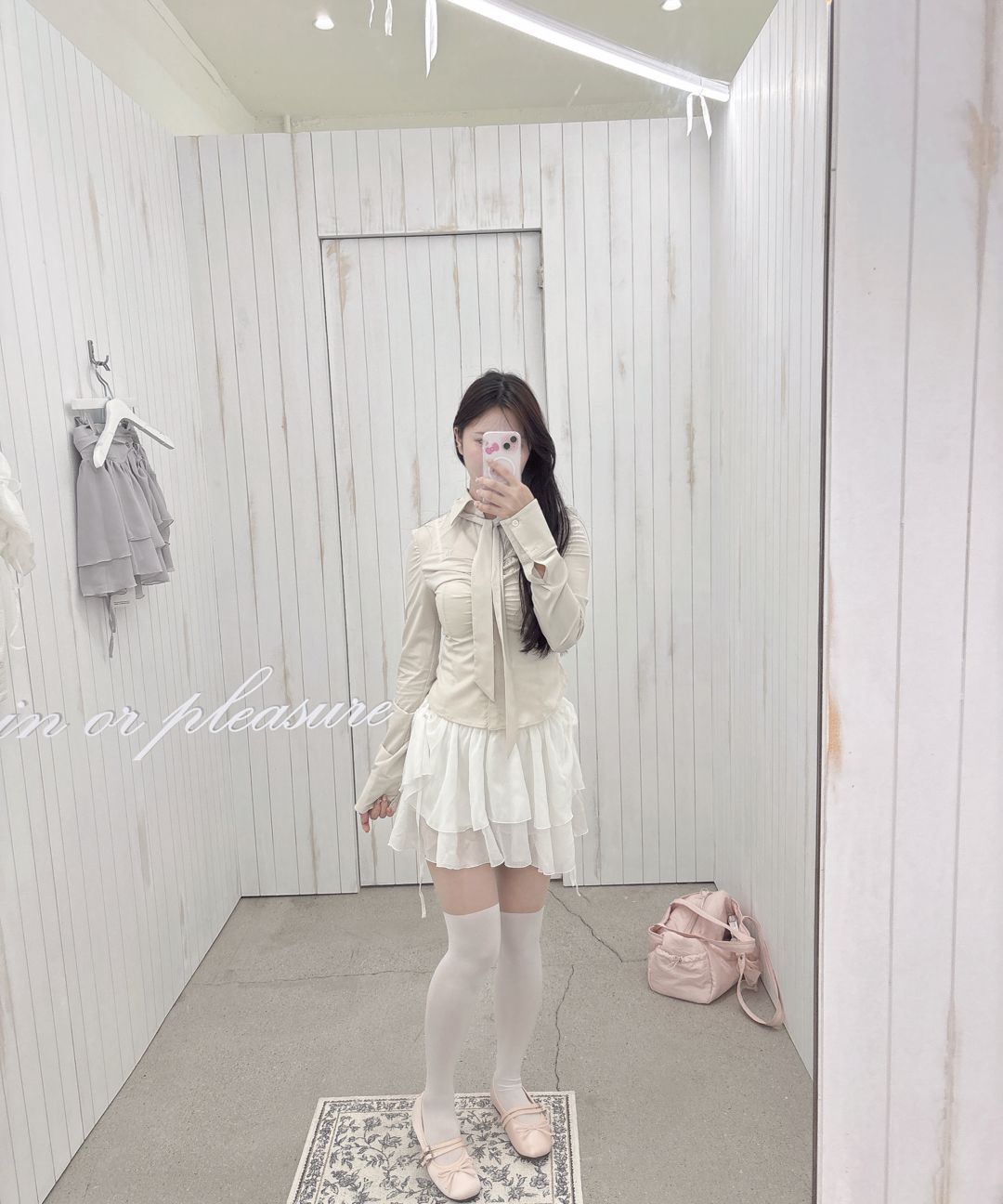 PAIN OR PLEASURE★韓国★人気★MAGNOLIA FRILL SKIRT /追跡あり PAIN OR PLEASURE | MAGNOLIA FRILL SKIRT