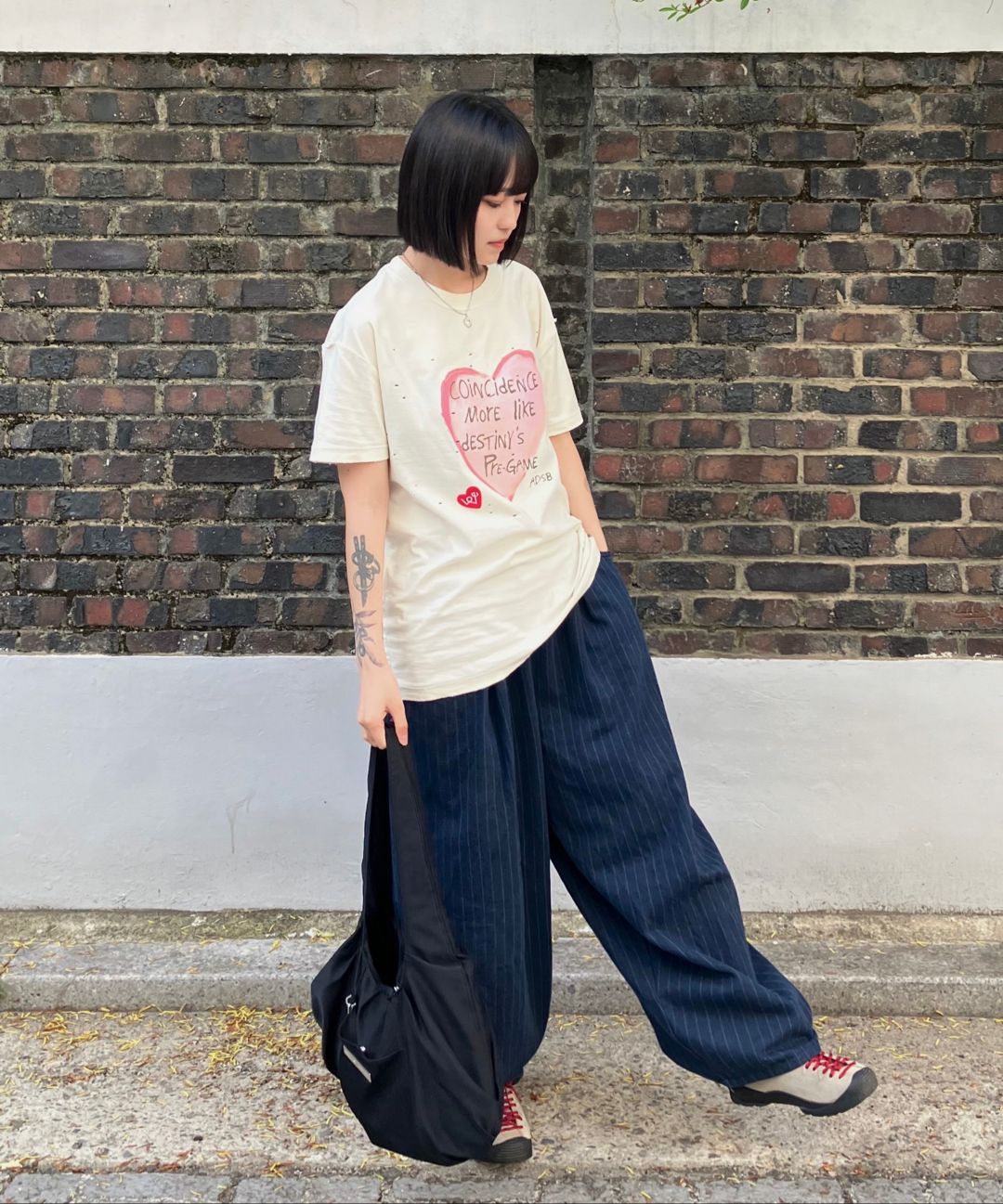 ADSB★UNISEX HEART MESSAGE T-SHIRT★浪漫画★人気早期完売 ADSB☆UNISEX HEART MESSAGE T-SHIRT☆浪漫画☆人気早期完売