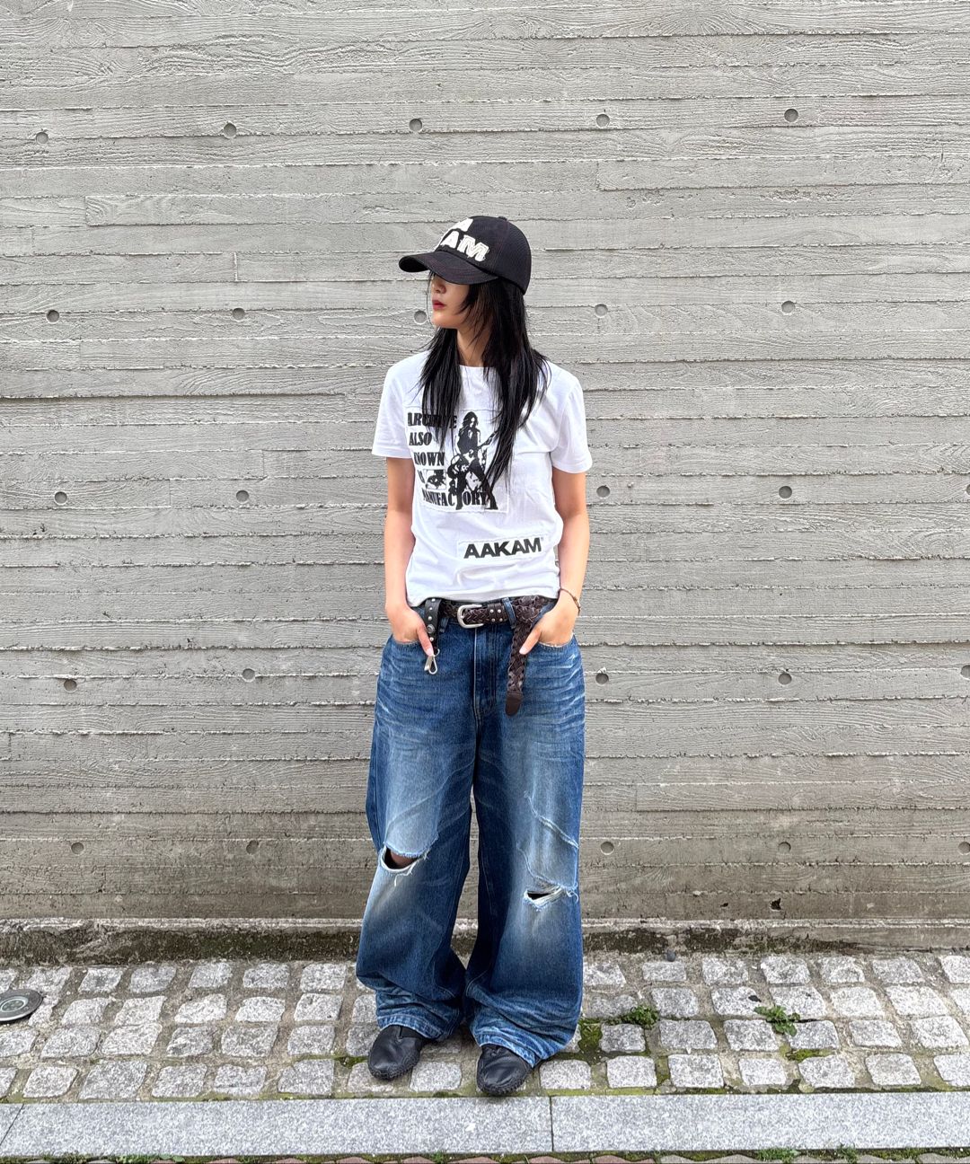 ◆25SS AAKAM Denim Trucker Cap◆ MUSINSA | AAKAM Denim Trucker Cap (Blue)
