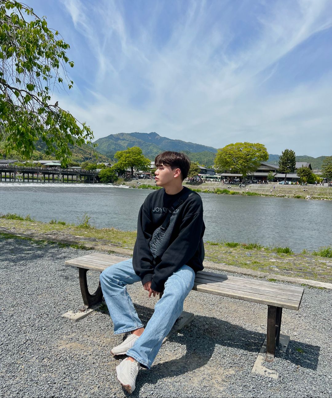 ショルダーバッグ・ポシェット HAHARCHIVE WITH Lake All-Rounder Cross Bag Black Round Flap Crossbody Bag (Black) - HAH ARCHIVE Global