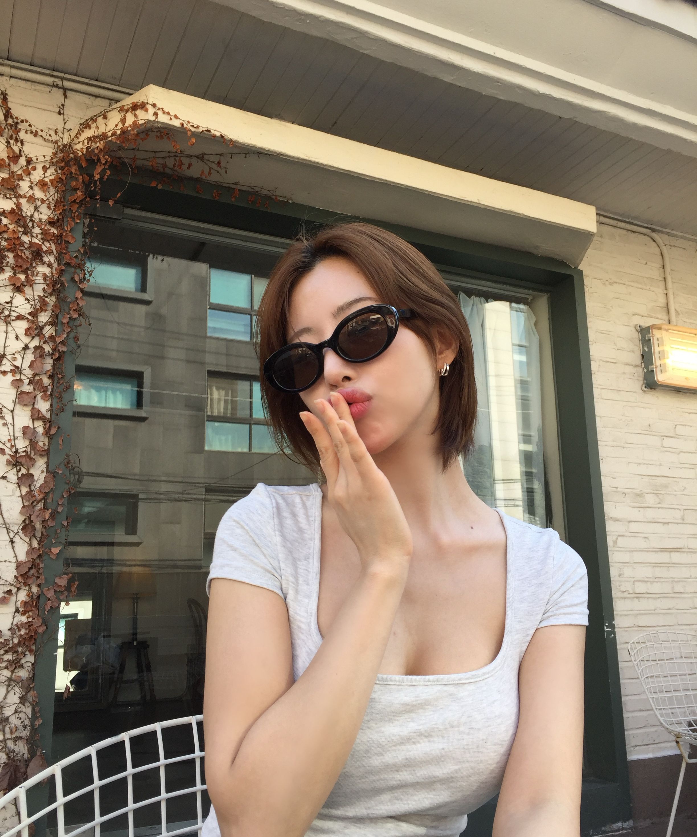 ★HANGLE EYEWEAR★ Hangul Square Sunglasses Black MUSINSA | HANGLE EYEWEAR Korean Oval Sunglasses Black