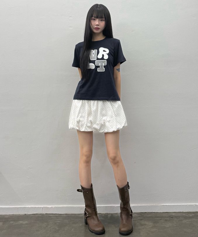 [LUV IS TRUE]★25SS★韓国人気★SM BALLOON SKIRT MUSINSA公式 | LUV IS TRUE SM BALLOON SKIRT(WHITE)
