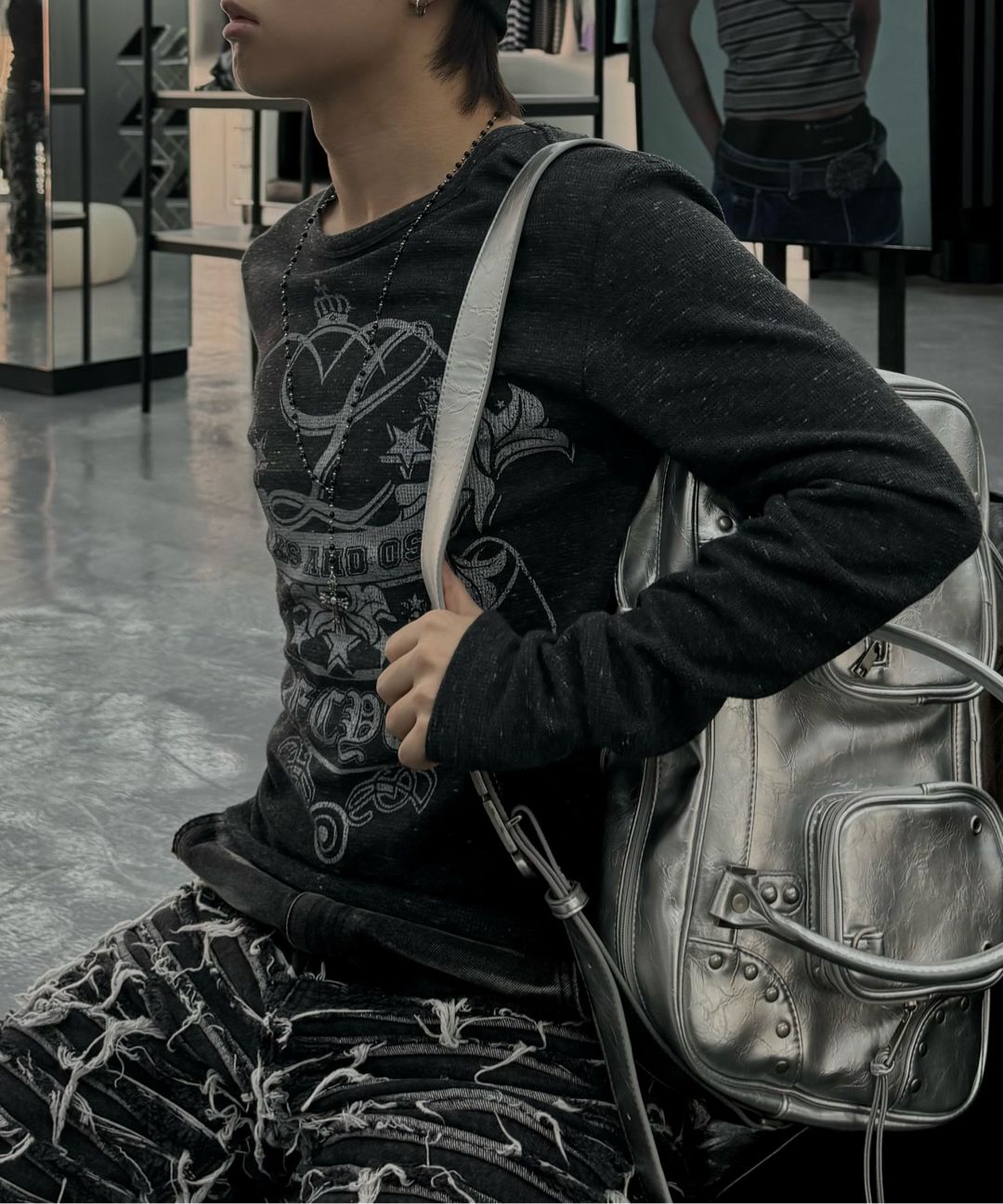 MUSINSA | LECYTO Byron Leather City Bag_[Black]