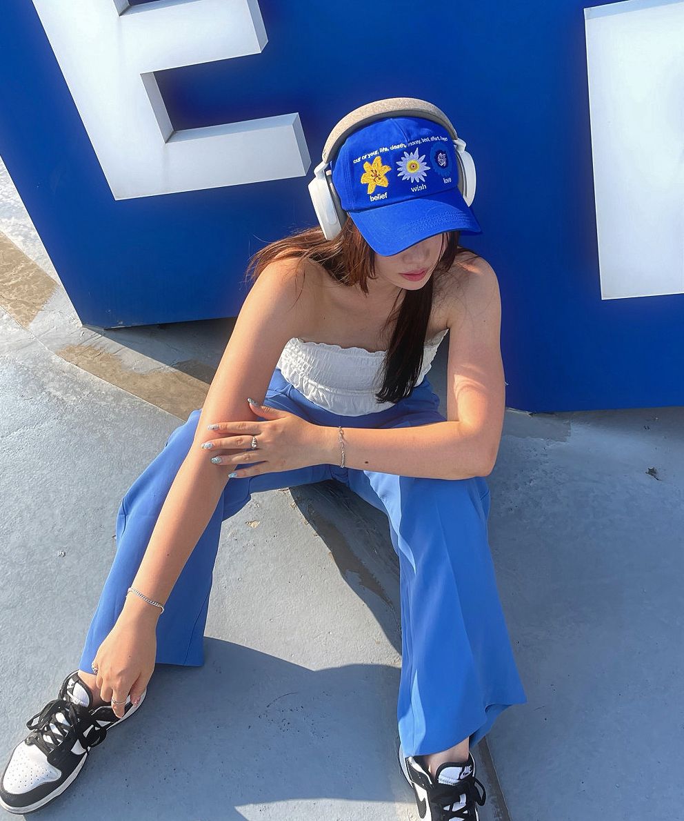 ☆MY DEEP BLUE MEMORIES☆ mdbm Nativity MM cap in White 002 MUSINSA | MY DEEP BLUE MEMORIES [mdbm] Nativity MM cap
