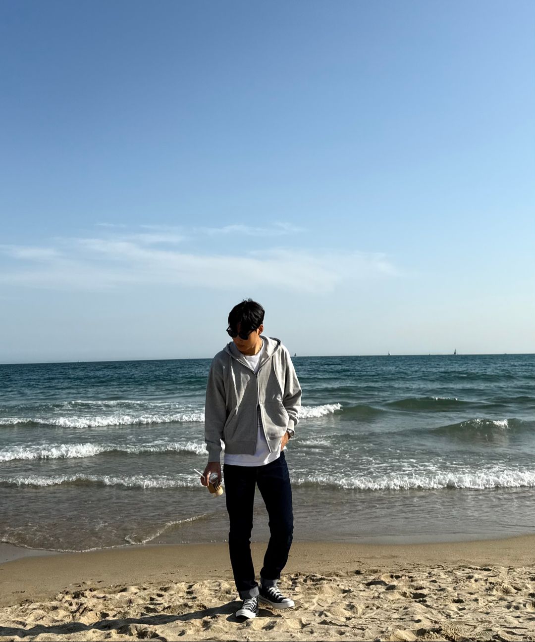 パーカー・フーディ TOFFEE Two Way Pigment Sweat Hoodie GREIGE T3F-2PSHZU106 MUSINSA | TOFFEE 2WAY SWEAT ZIP-UP HOODIE (MELANGE GRAY)