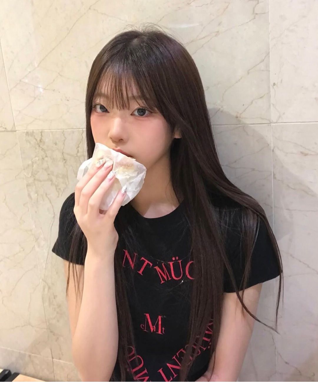 MUSINSA公式 | MUCENT Heart Lettering Short Sleeve T-Shirt (6