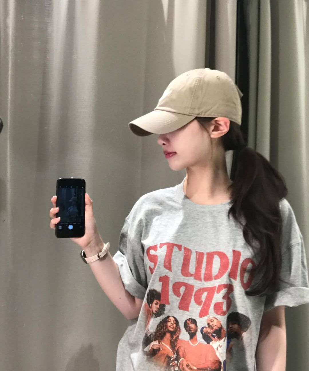 Tシャツ・カットソー 1993studio Wave Studio Graphic T-Shirt_Grey MUSINSA | 1993STUDIO Wave Studio Graphic T-Shirt_Grey