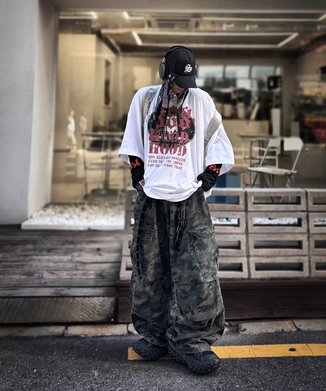 MUSINSA公式 | HOODHOOD 888 Angel Number Overfit Short Sleeve