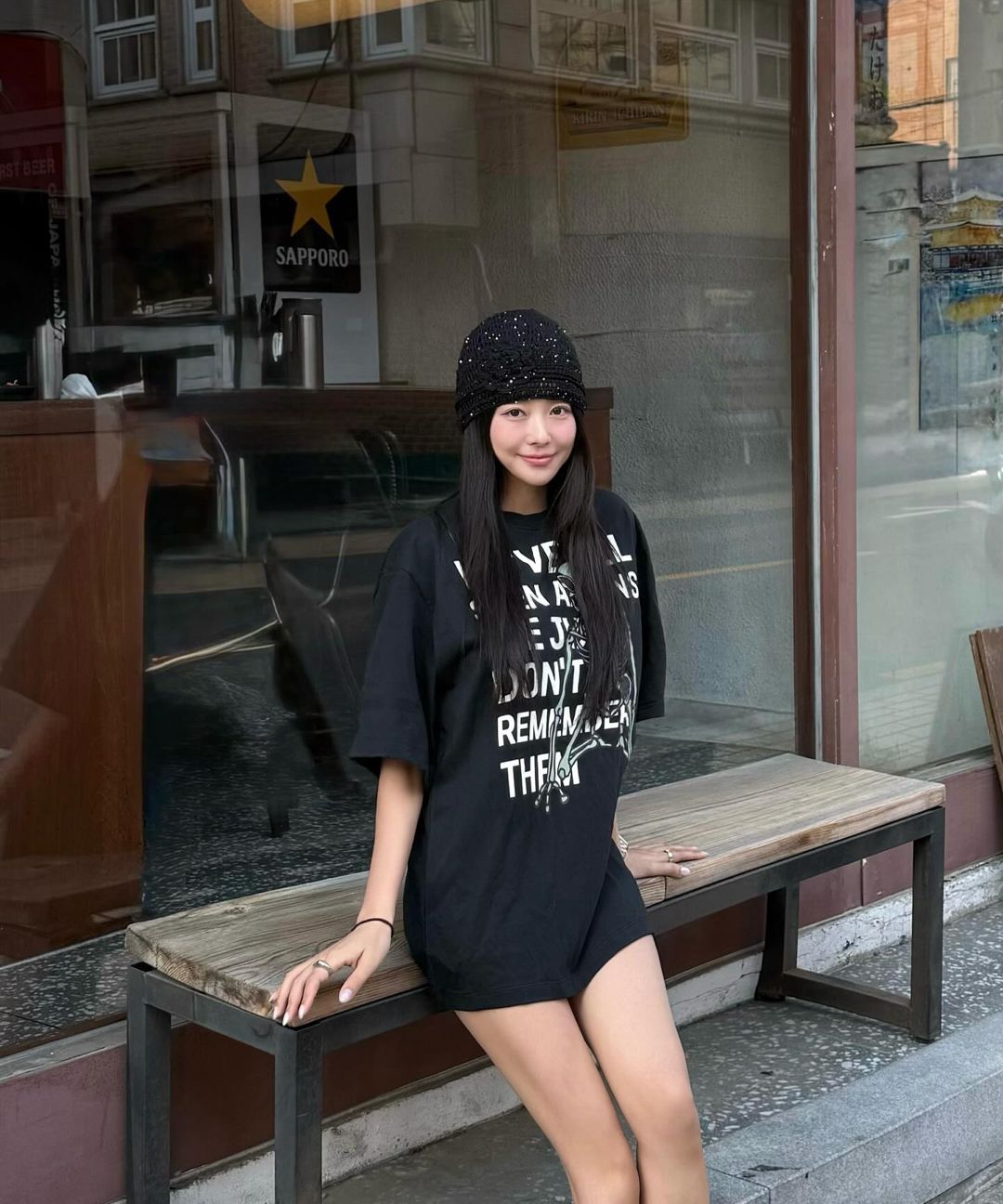 HOODHOOD ♥ Skull Alien Short Sleeve T-Shirt /追跡付 MUSINSA公式 | HOODHOOD Skull Alien Short Sleeve T-Shirt Black