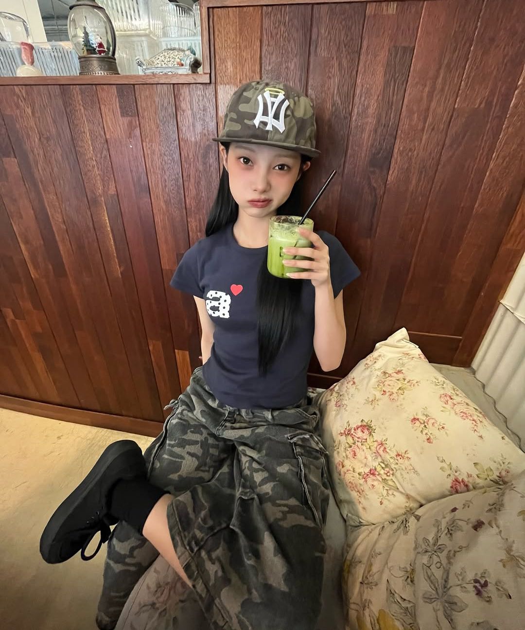 AE SYMBOL ANGEL WING CAP [CAMO] aeaeキャップ Recommended items🪽✨ ・AE SYMBOL ANGEL WING CAP [CAMO/GREY