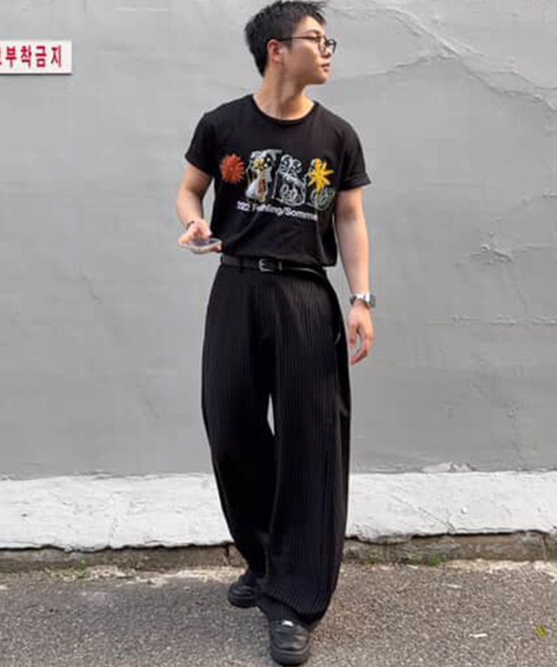 パンツ SIGNATURE Tutu wide slacks black 21ss-2wdsl003 SIGNATURE Tutu wide slacks black 21ss-2wdsl003 (SIGNATURE