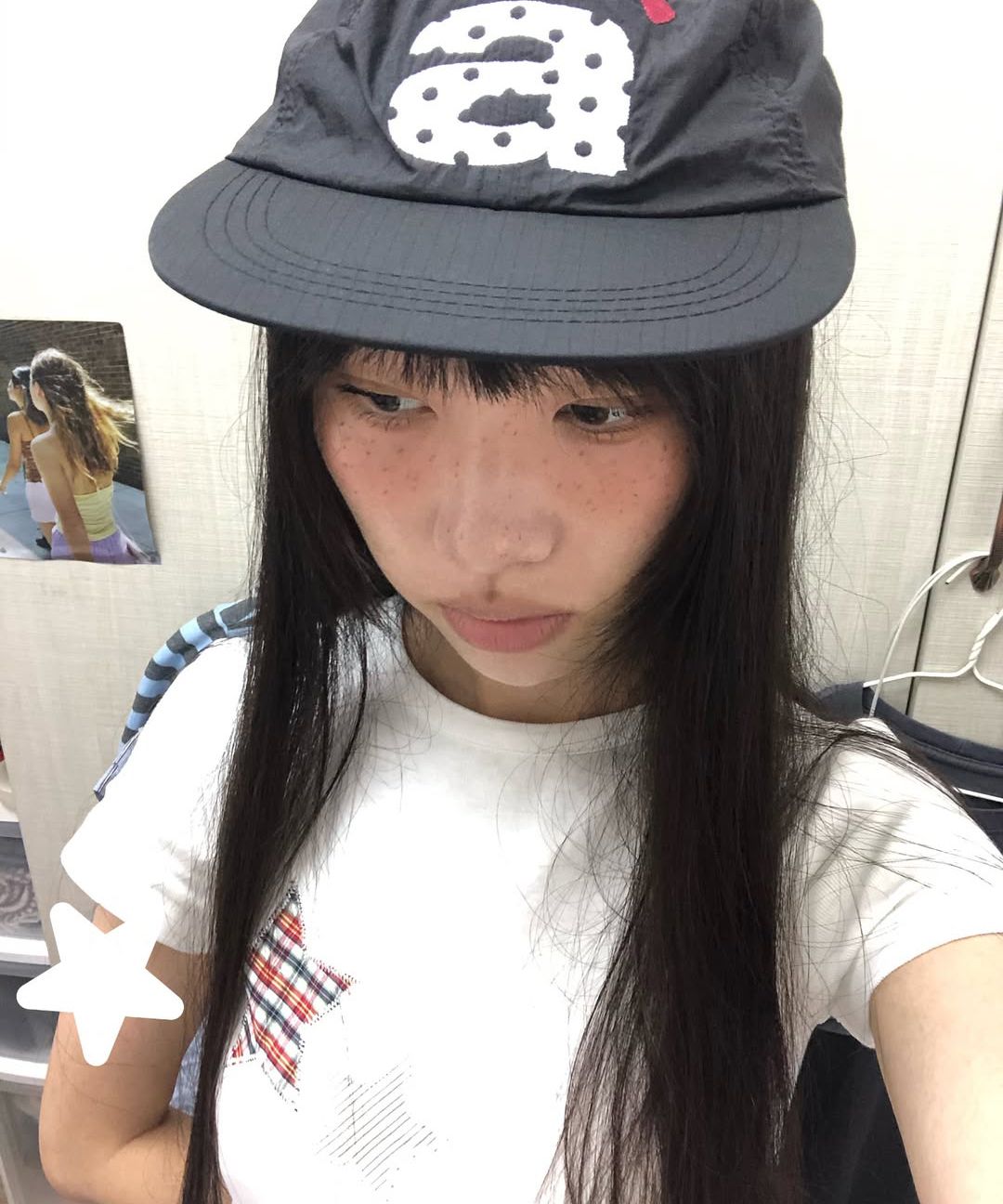 MUSINSA | AEAE DOT SMALL LETTER NYLON CAP [WHITE]