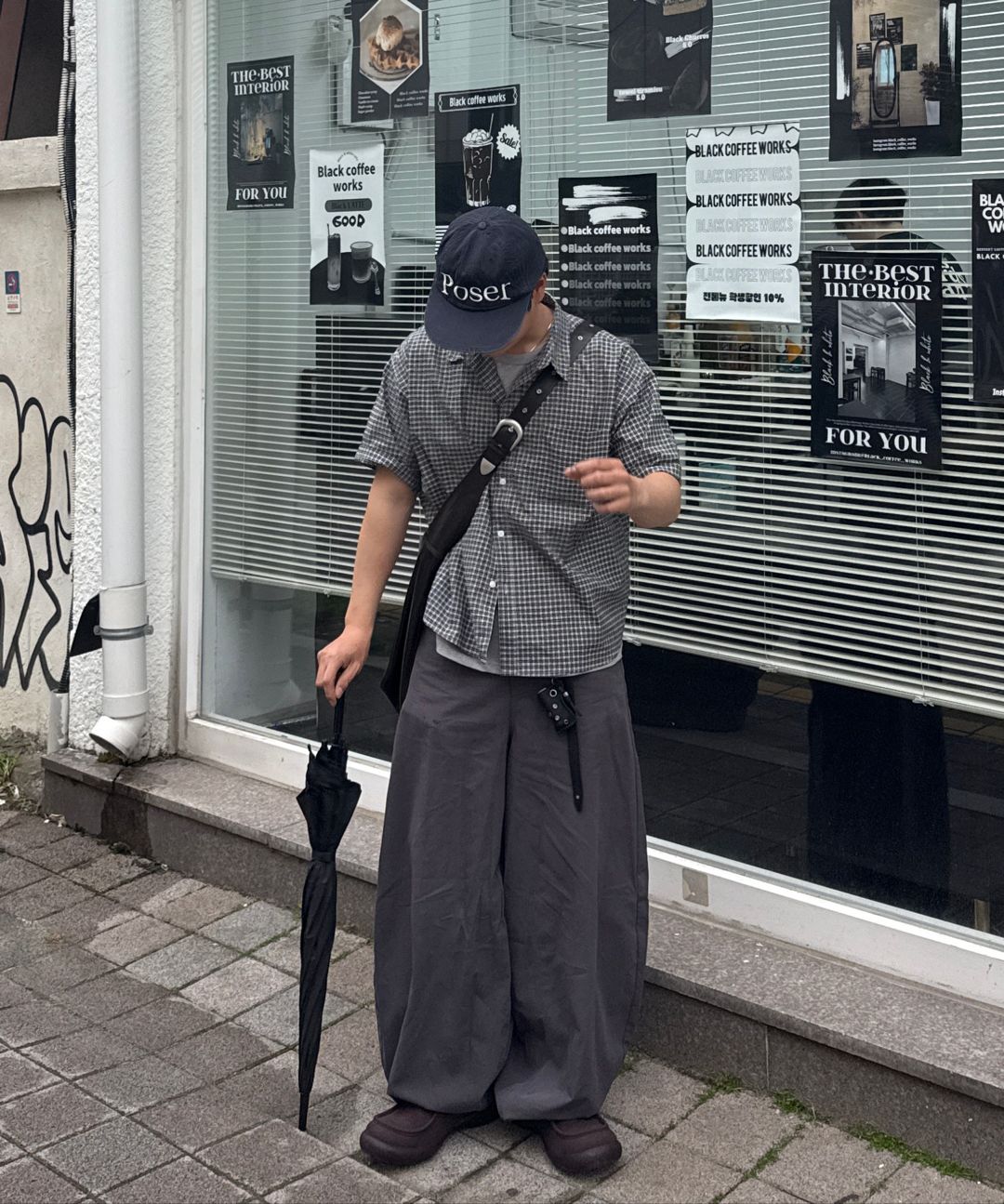 MUSINSA公式 | GUVO Poser Vintage Cap, Navy