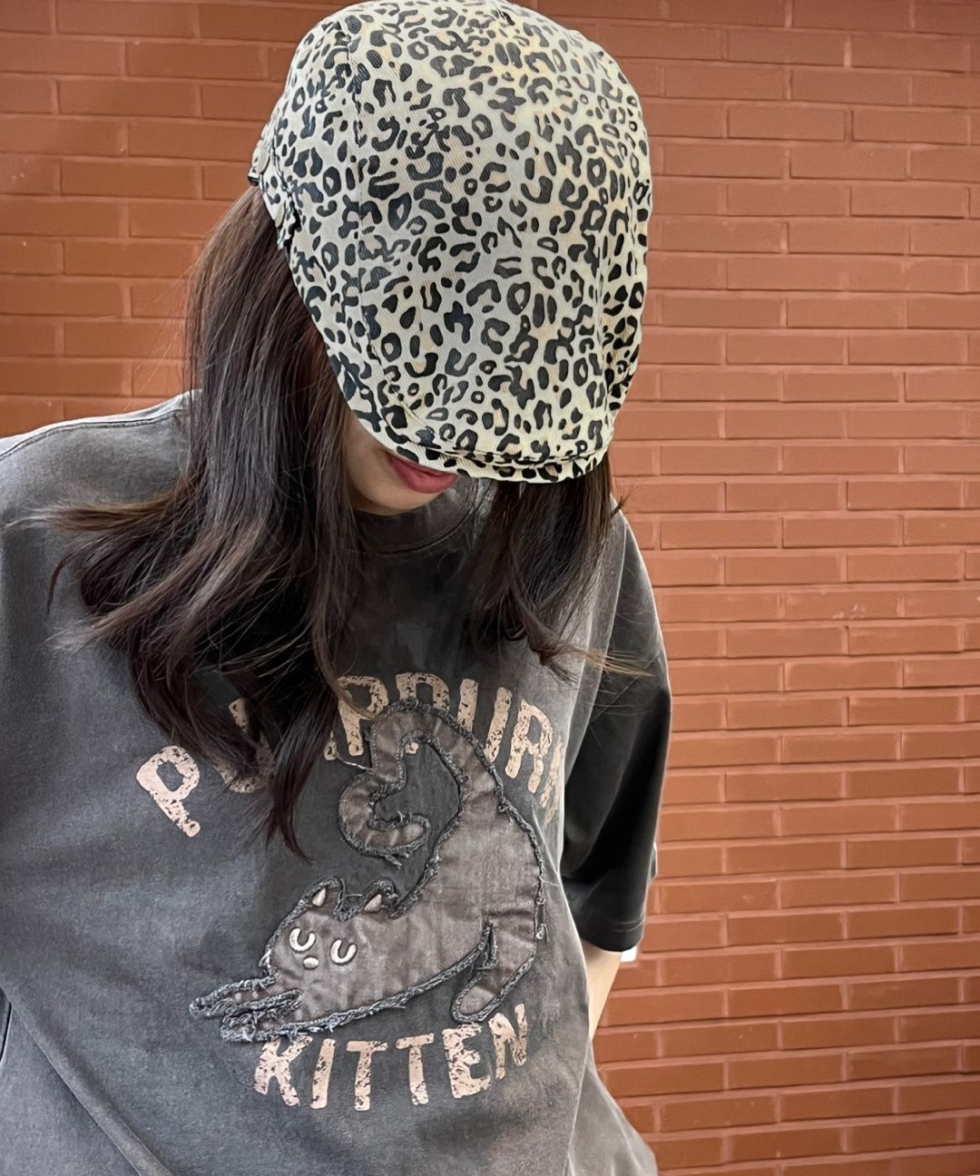 CPGN STUDIOのKitten Patch Pigment Short Sleeve T-Shirt 全2色 MUSINSA公式 | CPGN STUDIO Kitten Patch Pigment Short Sleeve