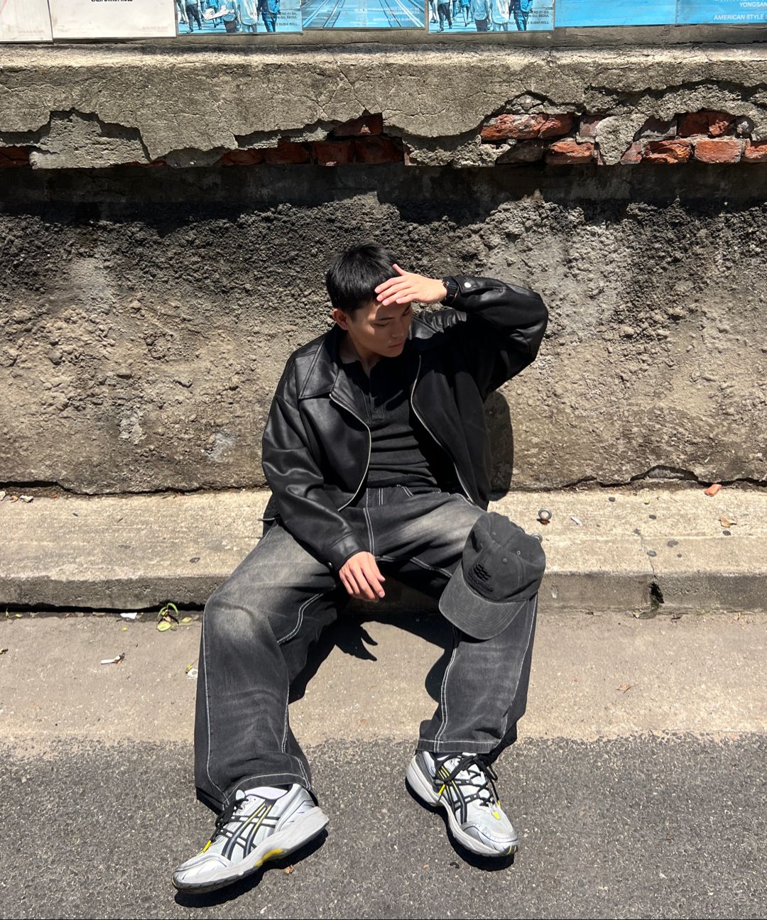BLACK MOMENT】Suede Minimal Incision Straight Zip-up Jacket MUSINSA | BLACK MOMENT Vegan Suede Overfit Minimal Incision