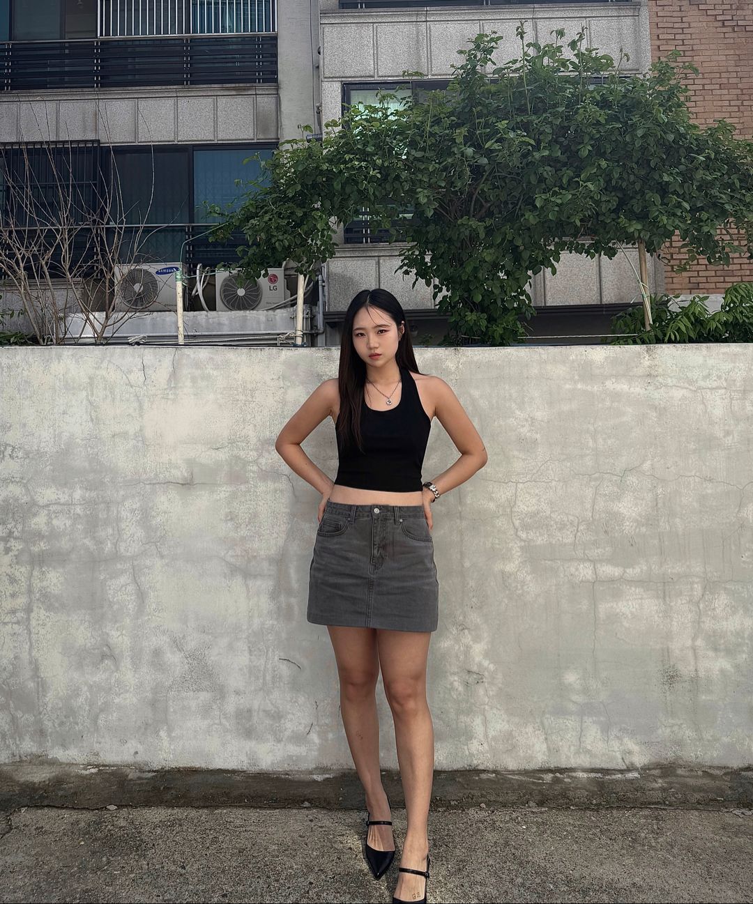 MUSINSA | MUSINSA STANDARD WOMAN Women's Denim Mini Skirt
