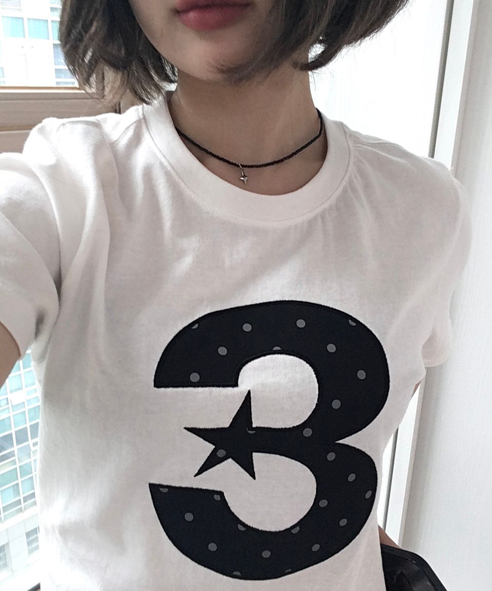 ◆25SS BAUF 3 logo dot slim fit t-shirt/4色◆ MUSINSA公式 | BAUF 3 logo dot slim fit t-shirt [black]