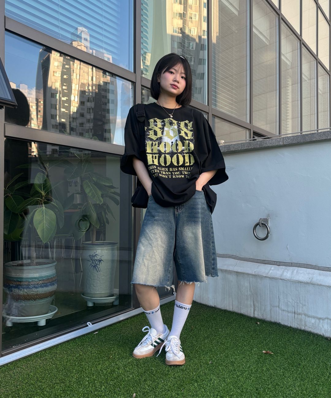HOODHOOD ♥ 888 Angel Number Overfit T-shirt /追跡付 MUSINSA公式 | HOODHOOD 888 Angel Number Overfit Short Sleeve