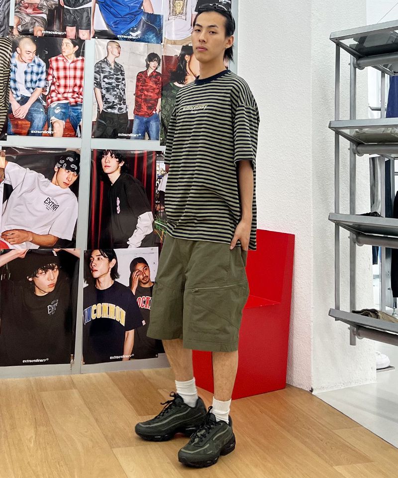 ★ EXTRAORDINARY ★ 日本未入荷 STRIPE RED DOT TEE MUSINSA公式 | EXTRAORDINARY STRIPE RED DOT TEE NAVY