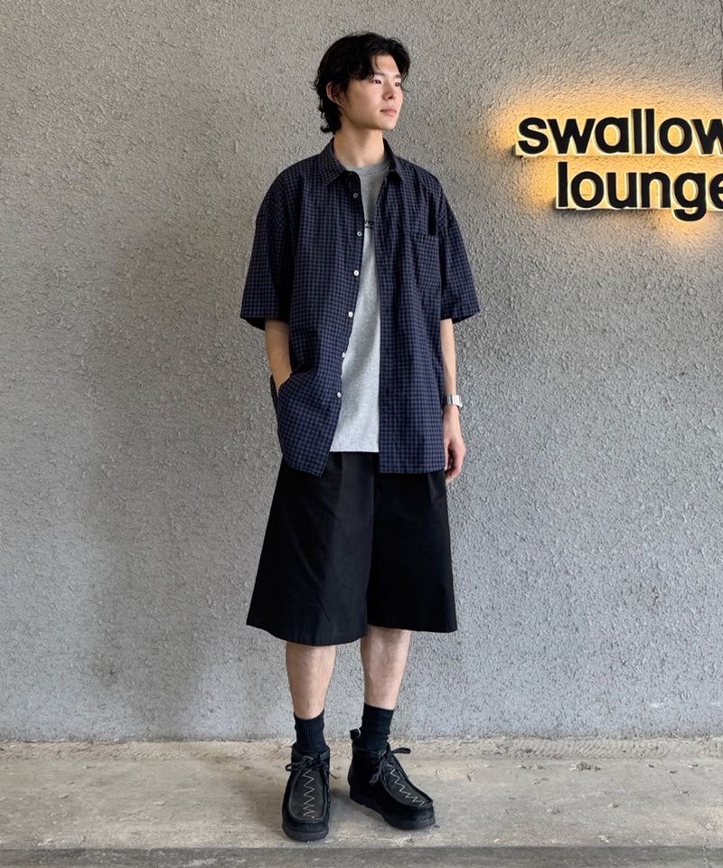 MUSINSA | ANOTHER OFFICE Hemingway Bermuda Pants (Black)