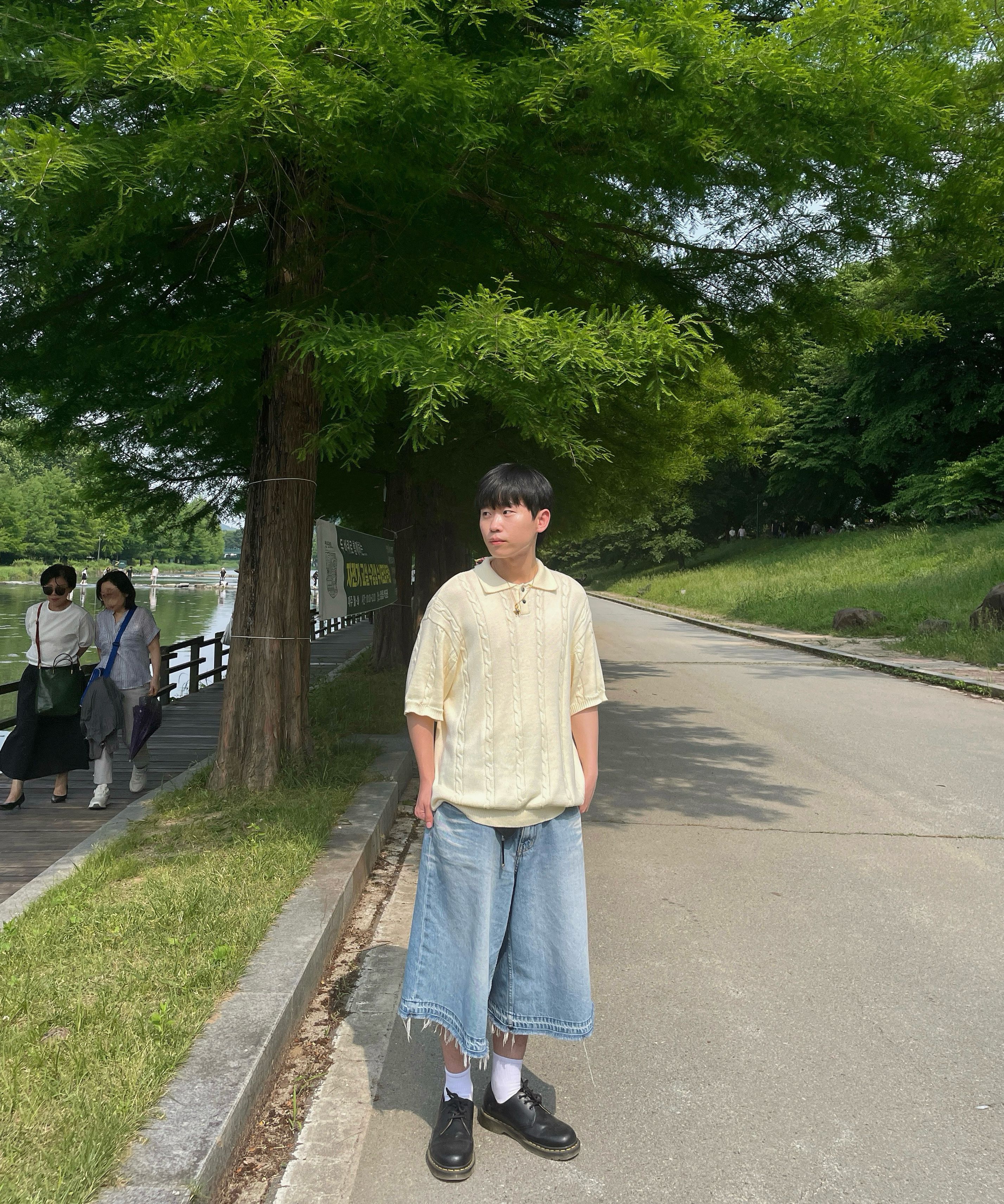★2023SS新作★SATUR★Gabon Denim Bermuda Pants MUSINSA | SATUR Gabon denim Bermuda pants Neutro black
