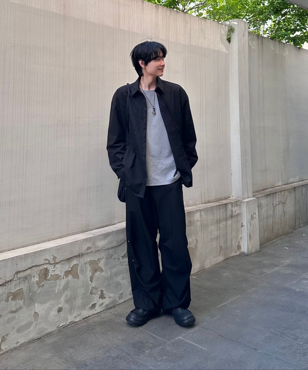 Tシャツ・カットソー *MUSINSA STANDARD* Ponte Crew Neck Long Sleeve T-Shirt Mediu MUSINSA | MUSINSA STANDARD Crew Neck Long Sleeve T-Shirt